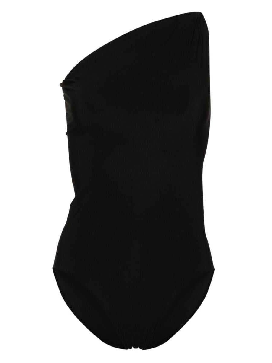 Rick Owens RICK OWENS Twist Bather one-shoulder swimsuit BLACK