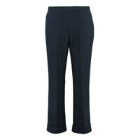 Pantaloni scurti Aspesi Cotton-Linen Trousers Femei