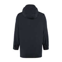 Trenciuri Aspesi pentru Barbati - Trenciuri Aspesi Aspesi Hooded Techno Fabric Raincoat BLUE Barbati (BM 12594737) - B-mall.ro