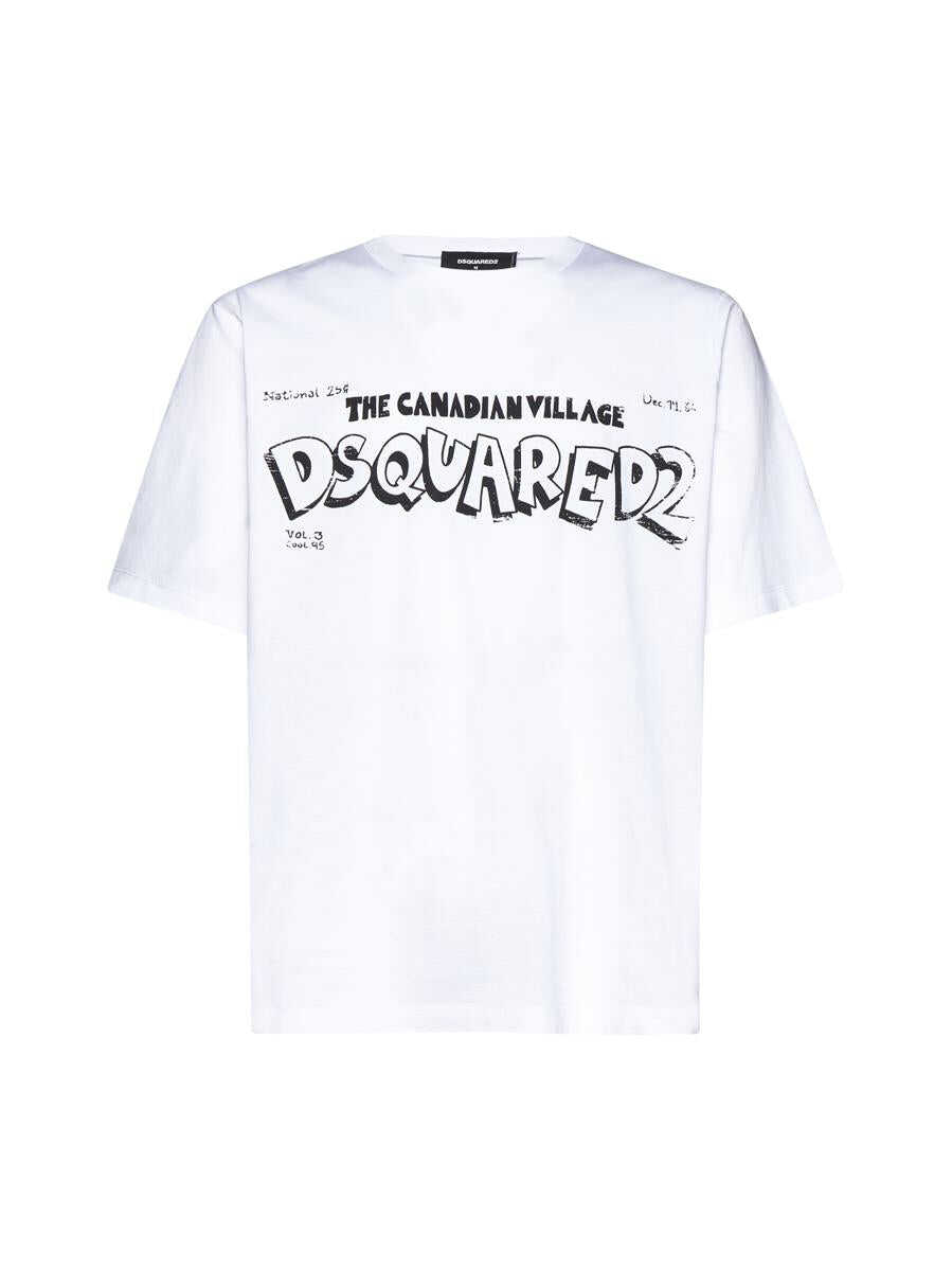 DSQUARED2 Dsquared2 T-shirts and Polos WHITE