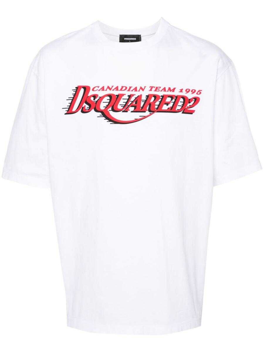 DSQUARED2 DSQUARED2 logo-print cotton T-shirt WHITE
