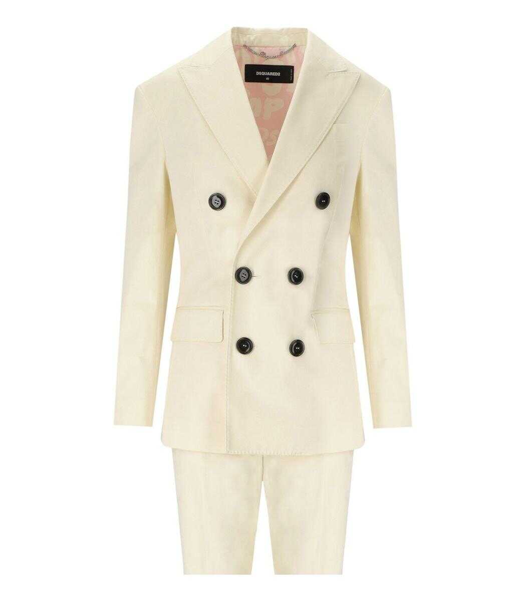 DSQUARED2 DSQUARED2 BOSTON CREAM SUIT WHITE