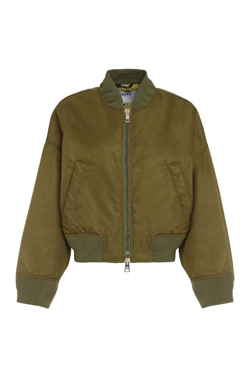 BAZAR DELUXE BAZAR DELUXE NYLON BOMBER JACKET GREEN