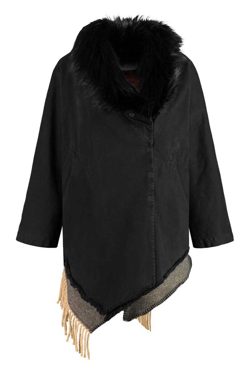 BAZAR DELUXE BAZAR DELUXE CANVAS PARKA BLACK