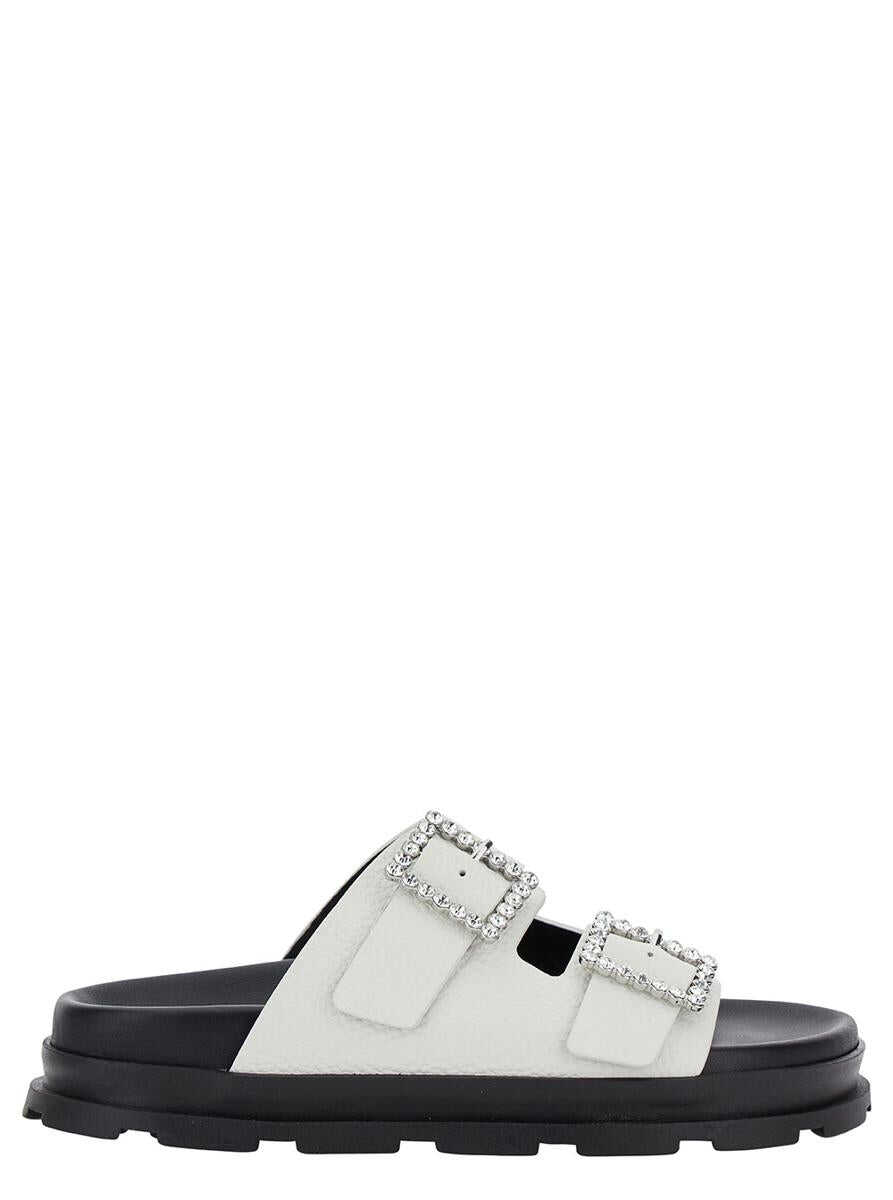 POLLINI CIABATTA WHITE