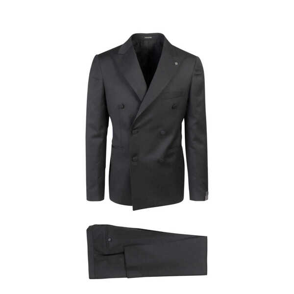 Costume Tagliatore Tagliatore Wool Two-Pieces Suit Black Barbati (BM 12596087) 3