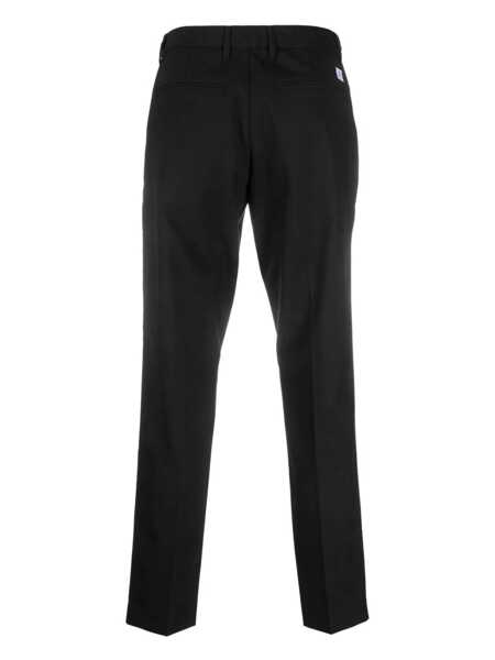 Pantaloni Department Five Department 5 Wool Blend Trousers Black Barbati (BM 12597371) 2
