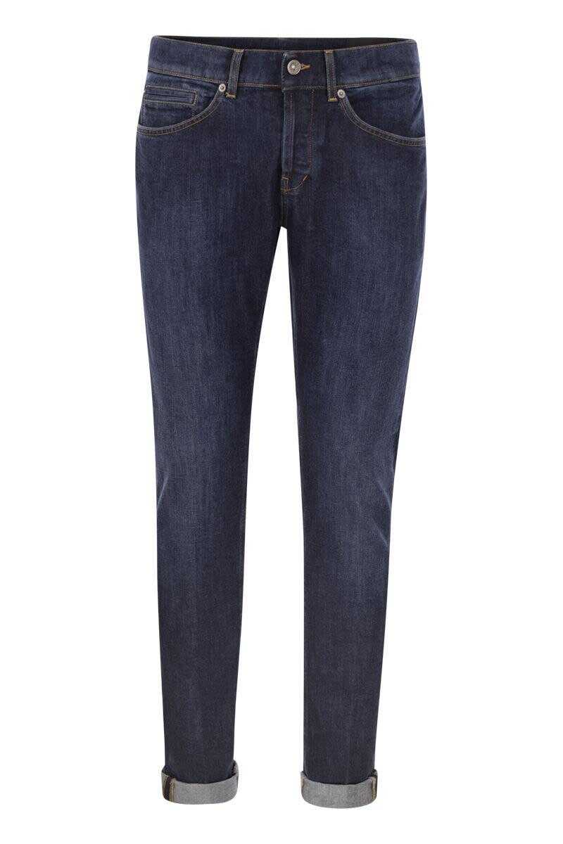 Dondup DONDUP GEORGE - Five Pocket Jeans DARK DENIM