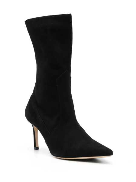 Botine P.A.R.O.S.H. Black suede boot Black   Femei (BM 12601136) 2
