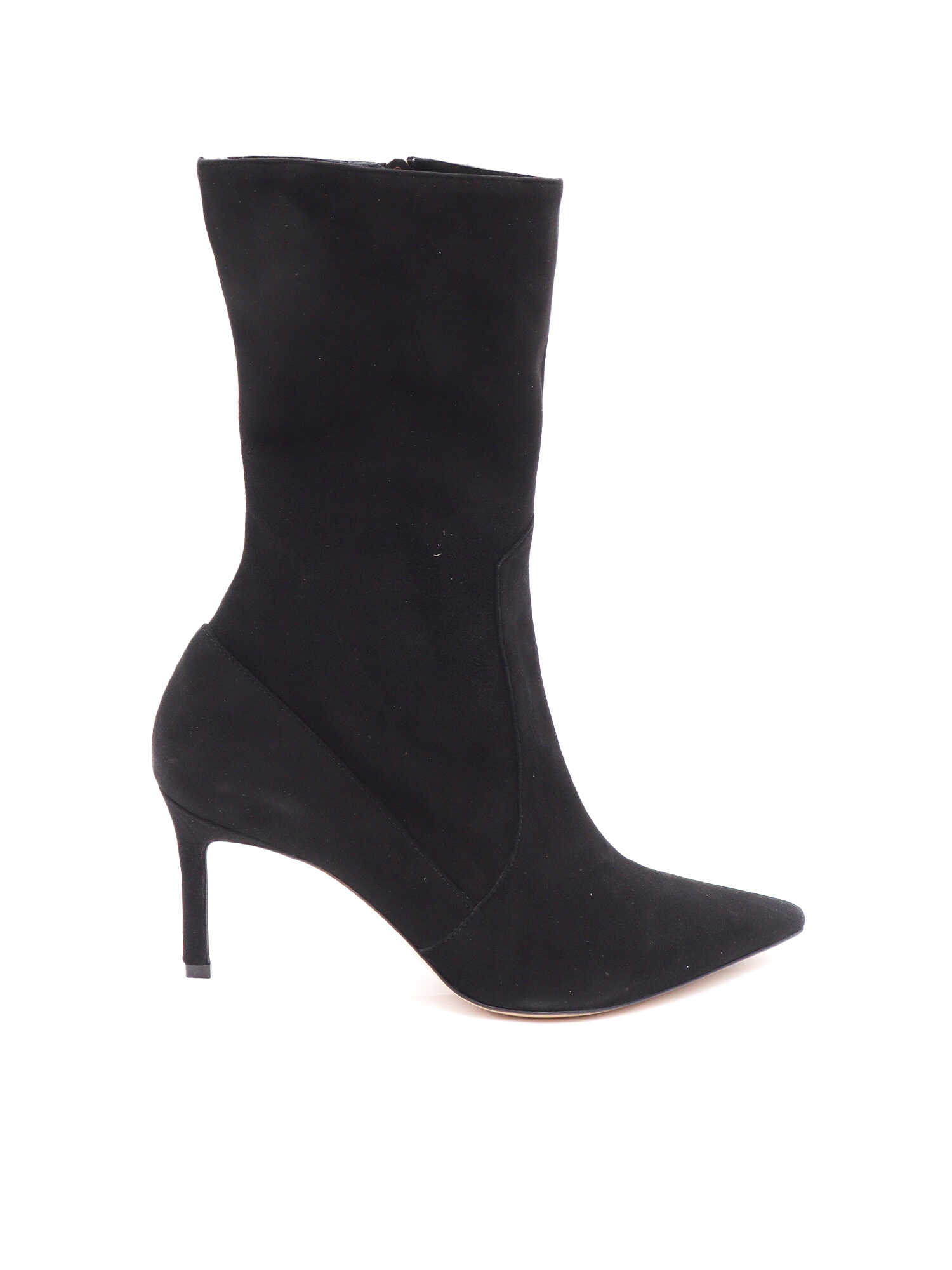 P.A.R.O.S.H. Black suede boot Black