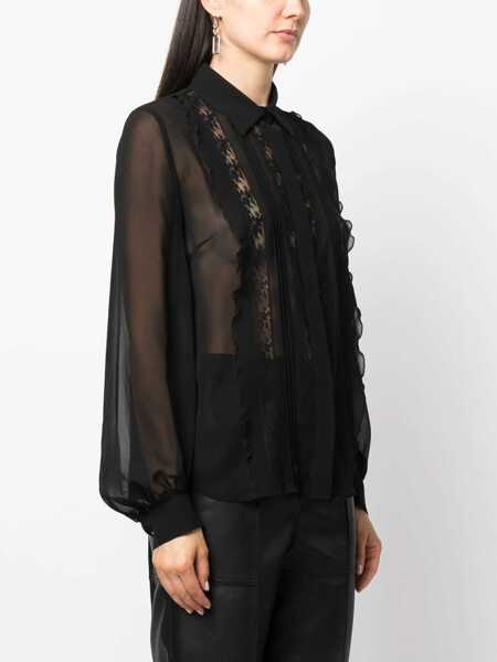Camasi P.A.R.O.S.H. Polidori shirt Black   Femei (BM 12601145) 3