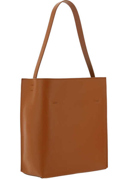 Genti de umar Marni Leather Tote Bag MOCA/IVORY Femei (BM 12601313) 3