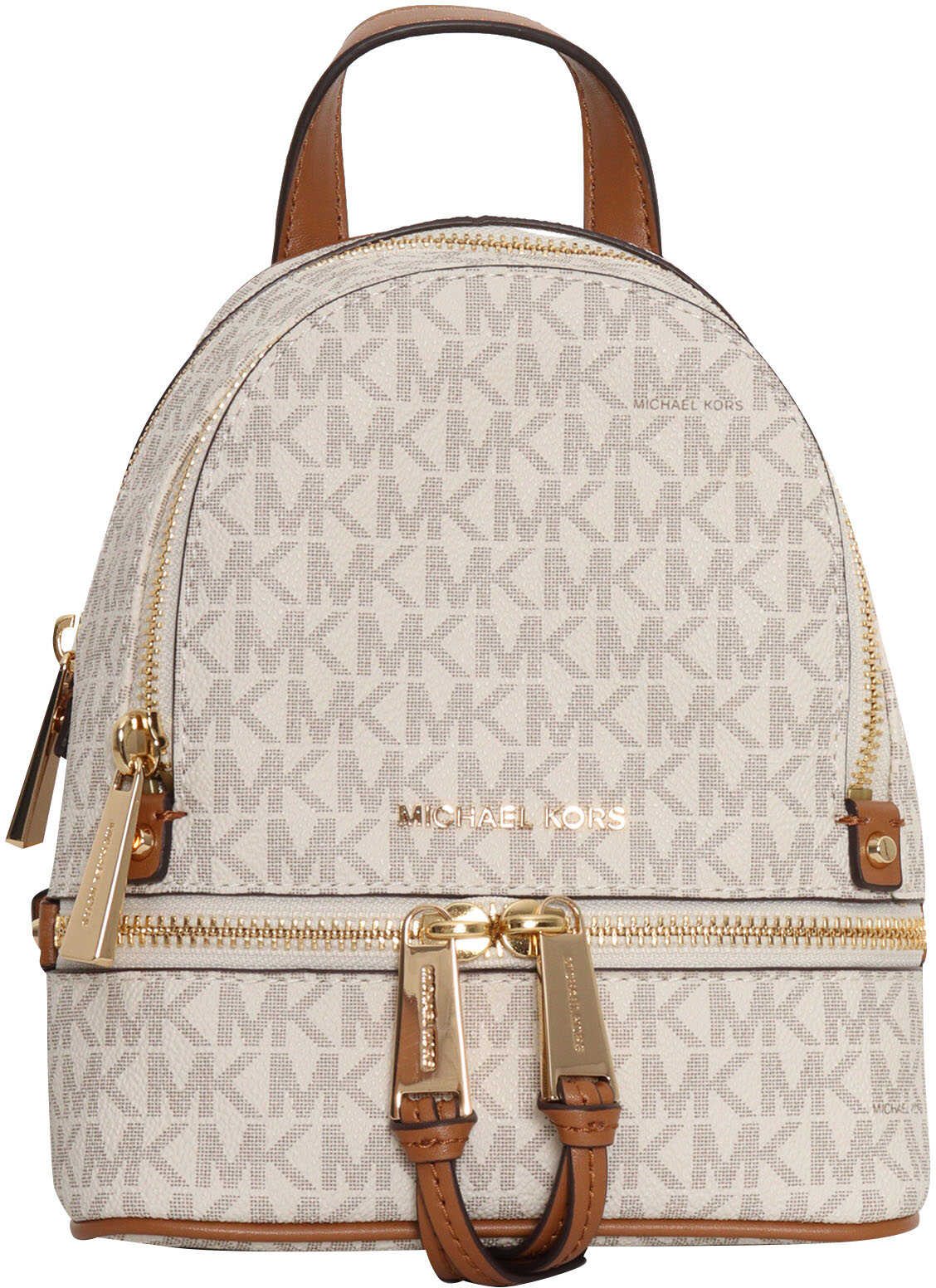 Michael Kors Rhea mini backpack with logo* White