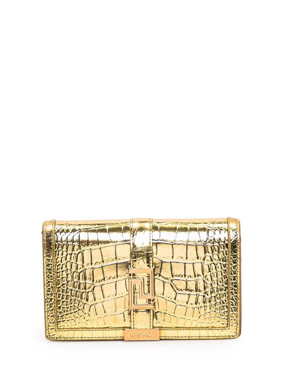 Versace VERSACE Greek Goddess Mini Bag GOLD