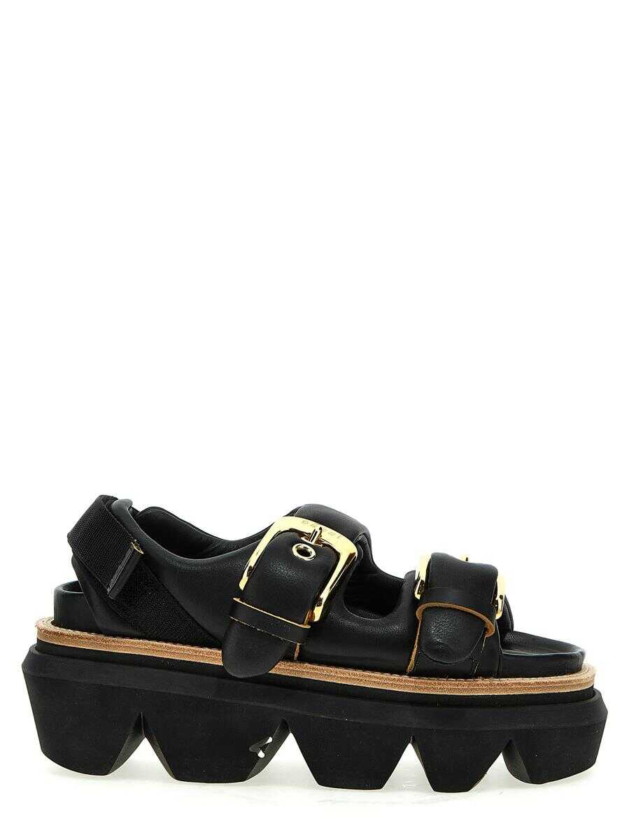 Sacai SACAI \'Belt\' sandals BLACK