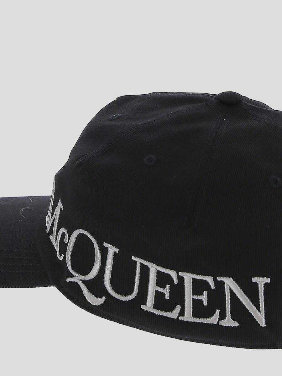 Alexander McQueen Alexander McQueen Hat BLACK/IVORY