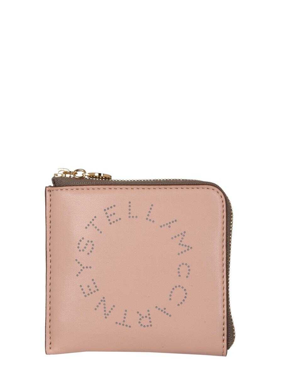 Stella McCartney STELLA MCCARTNEY WALLET WITH ZIP PINK