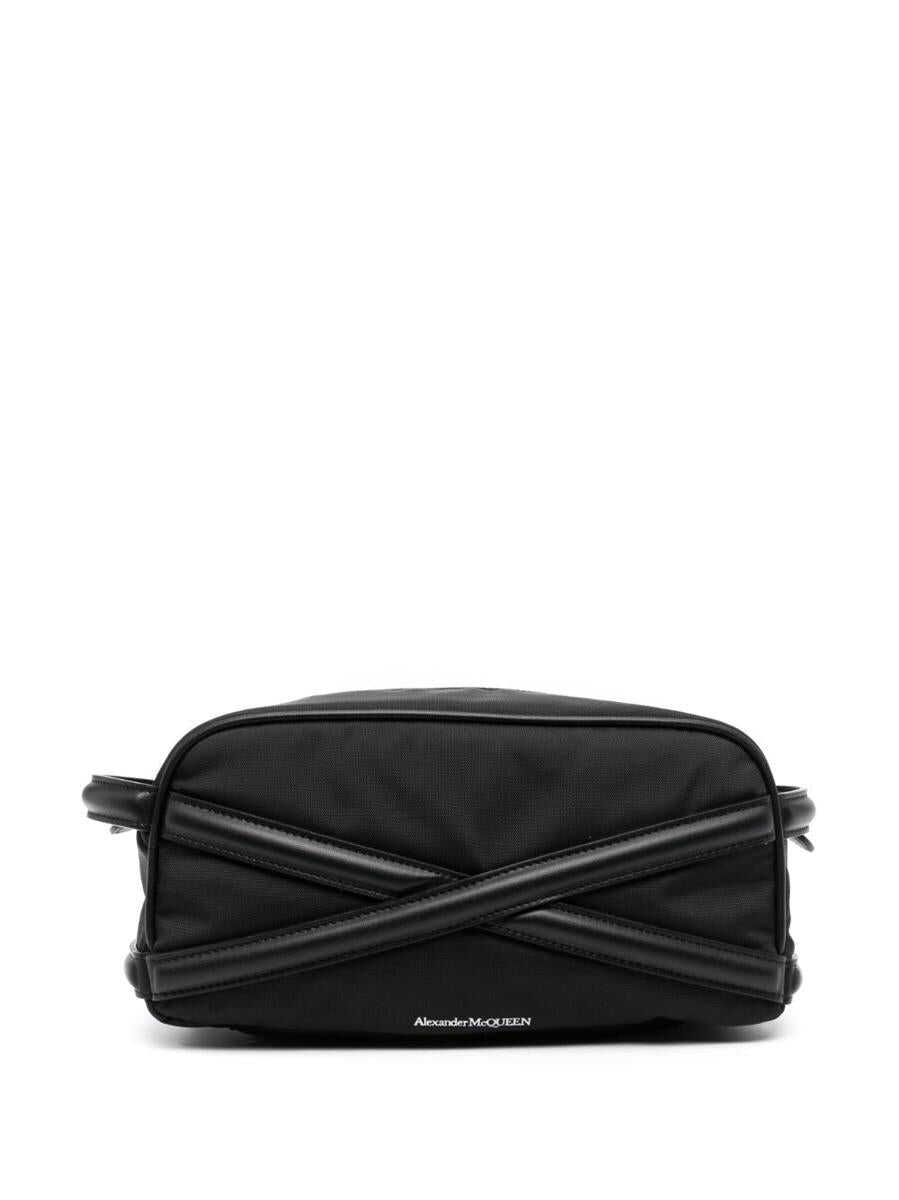 Alexander McQueen ALEXANDER MCQUEEN The Harness wash bag BLACK