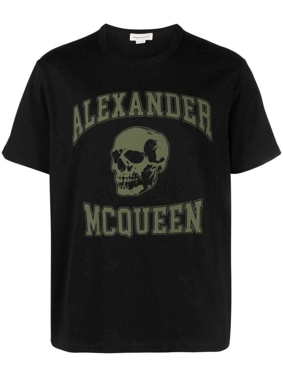 Alexander McQueen ALEXANDER MCQUEEN Logo organic cotton t-shirt BLACK