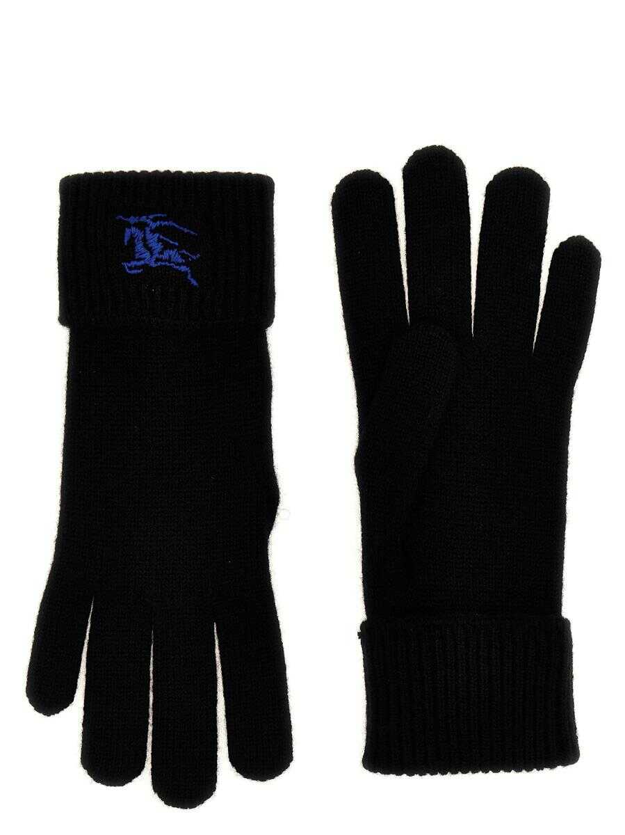Burberry BURBERRY \'Equestrian Knight Design\' gloves BLACK