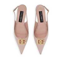 Balerini Dolce & Gabbana Dama - Balerini Dolce & Gabbana Dolce & Gabbana Leather Slingback Pumps PINK Femei (BM 12614360) - B-mall.ro
