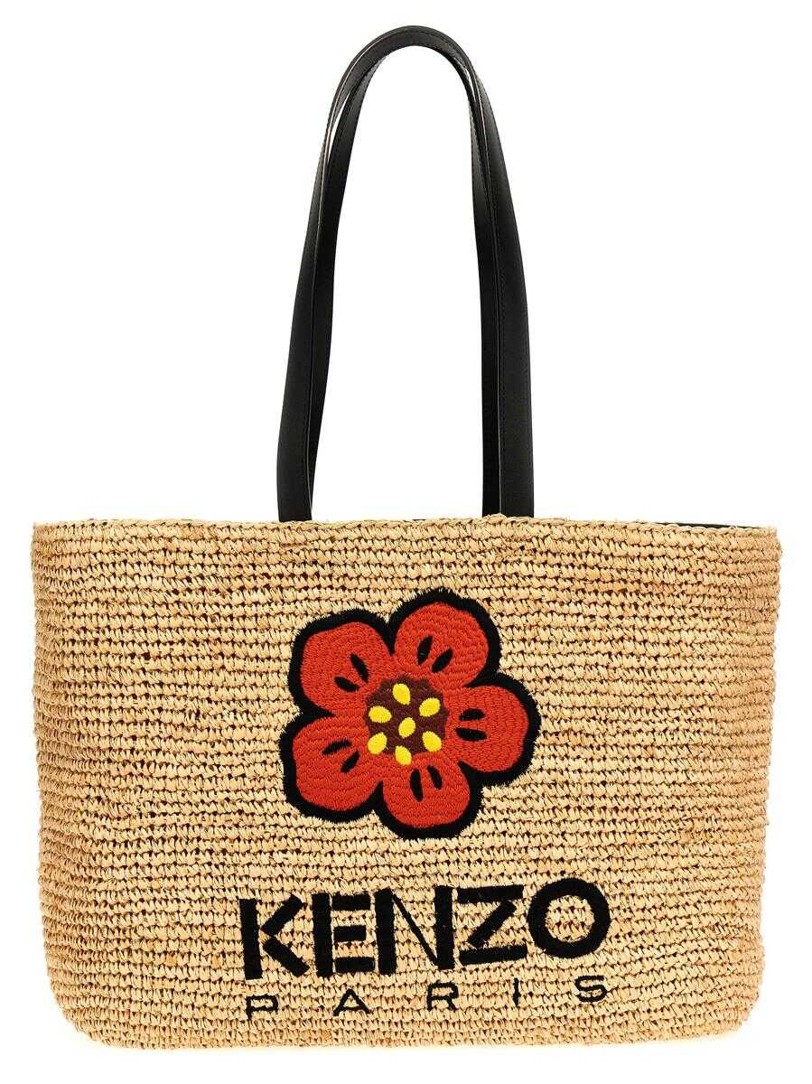 Kenzo KENZO \'Boke Flower\' shopping bag BEIGE