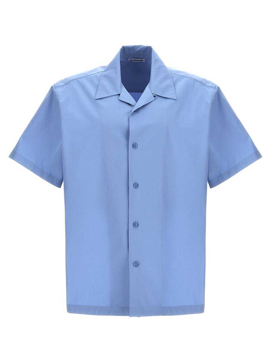 Jil Sander JIL SANDER Bowling shirt BLUE
