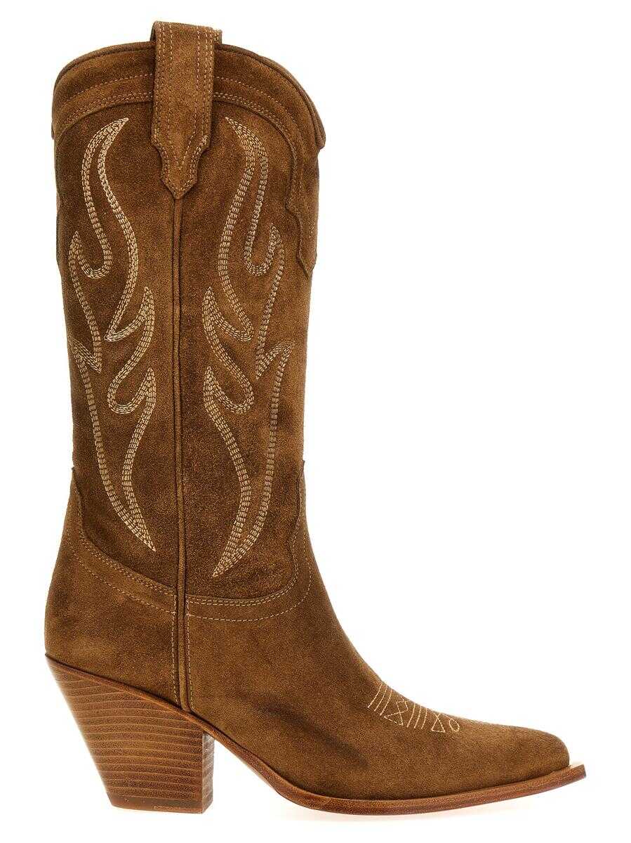 SONORA SONORA \'Santa Fe\' boots BEIGE