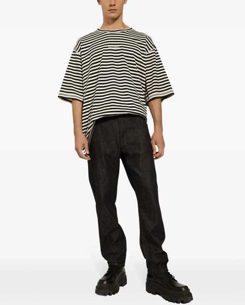 Tricouri Dolce & Gabbana Striped T-Shirt BLUE Barbati (BM 12627980) 3