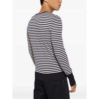 Pulovere casual Dolce & Gabbana pentru Barbati - Pulovere casual Dolce & Gabbana Striped Jumper WHITE Barbati (BM 12627989) - B-mall.ro
