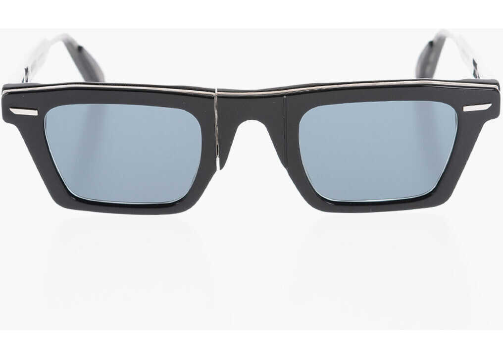 MOVITRA Solid Color Eos Wrap-Around Sunglasses Black