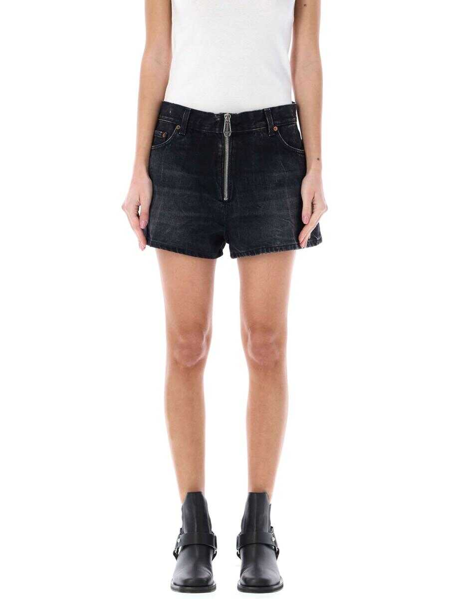 HAIKURE HAIKURE Bethany zipped shorts BASSANO BLACK