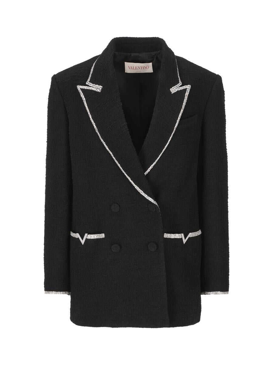 Valentino Garavani Valentino Garavani Jackets BLACK/SILVER