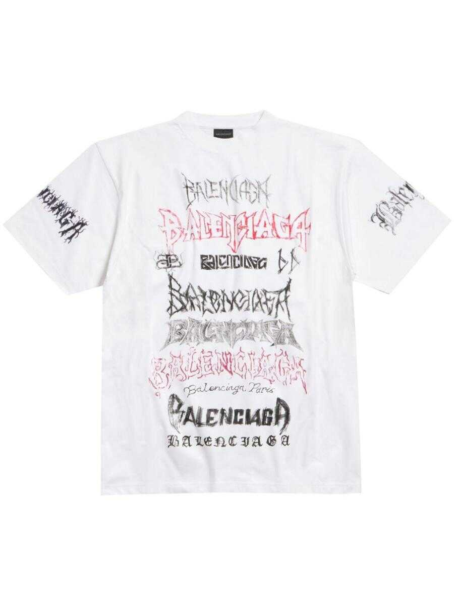 Balenciaga BALENCIAGA Diy Metal cotton t-shirt WHITE