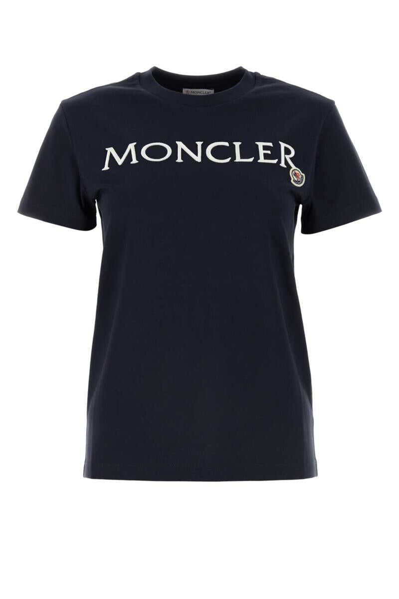 Moncler MONCLER T-SHIRT BLUE