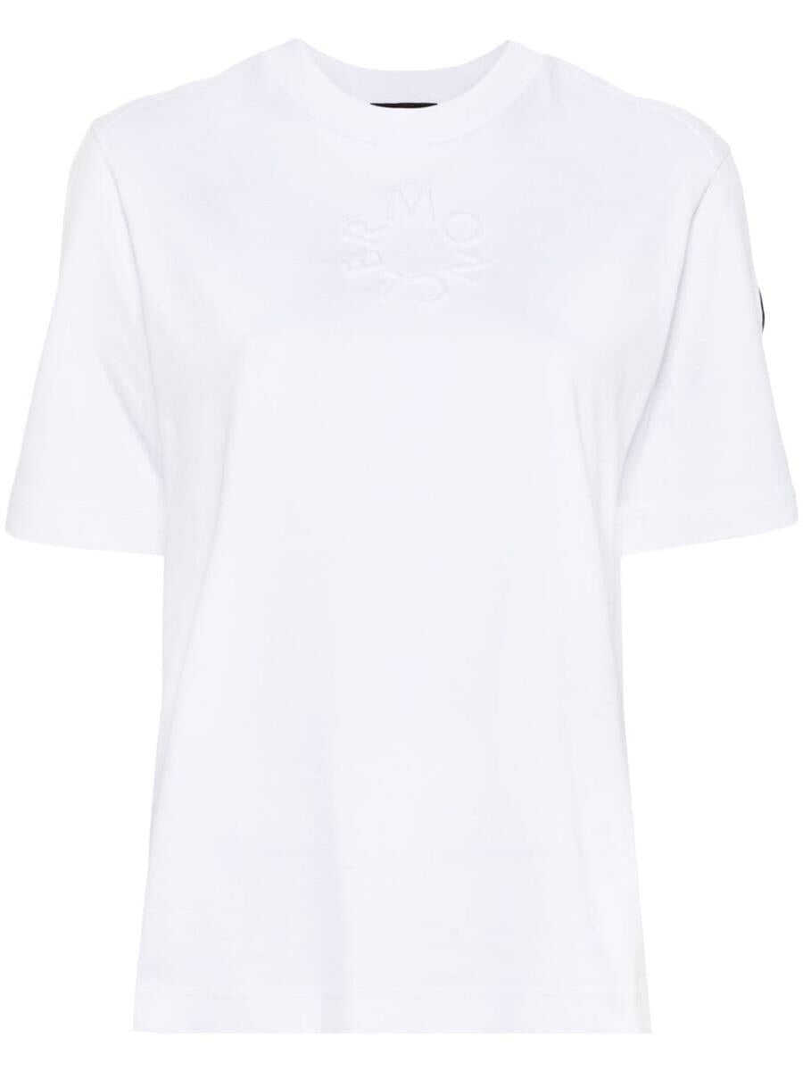 Moncler Moncler T-shirts and Polos White WHITE