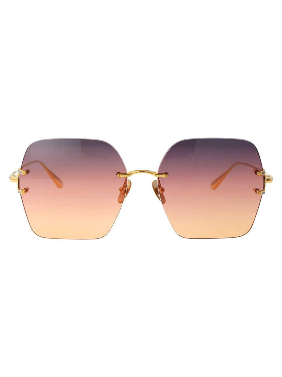 LINDA FARROW Linda Farrow SUNGLASSES YELLOWGOLD/WHITEGOLD/SUNSETGRAD