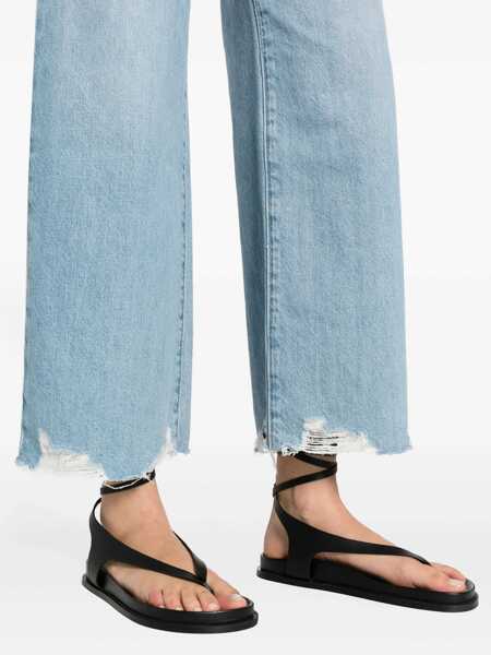 Blugi FRAME Frame Le Jane Wide Crop Jeans Navy Femei (BM 12636620) 5