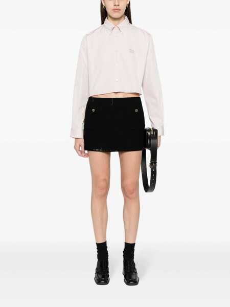 Fuste scurte Miu Miu Miu Miu Skirts Black Femei (BM 12637016) 2