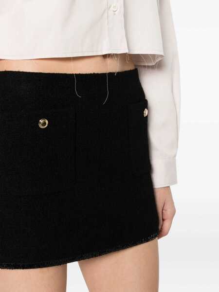 Fuste scurte Miu Miu Miu Miu Skirts Black Femei (BM 12637016) 5