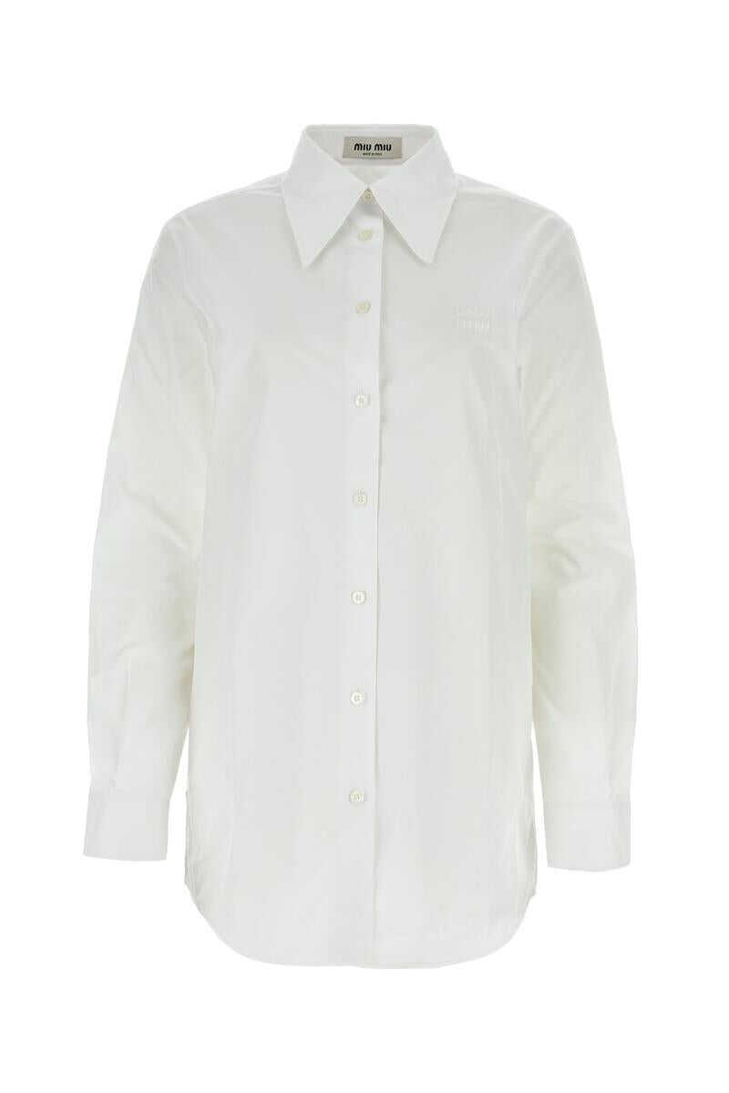 Miu Miu MIU MIU SHIRTS WHITE