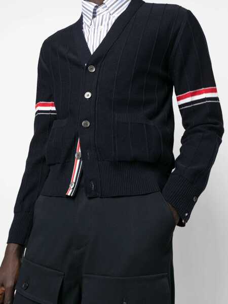 Cardigane Thom Browne Thom Browne Sweaters BLUE Barbati (BM 12637265) 5
