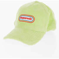 Caciuli Solid Color Terry Cap With Logo Patch Femei