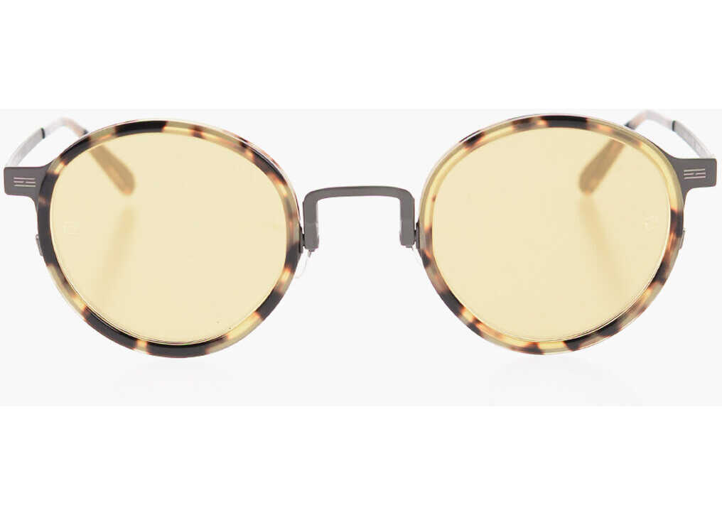 MOVITRA Tortoiseshell Sunglasses With Green Lenses And Anti-Scratch Multicolor
