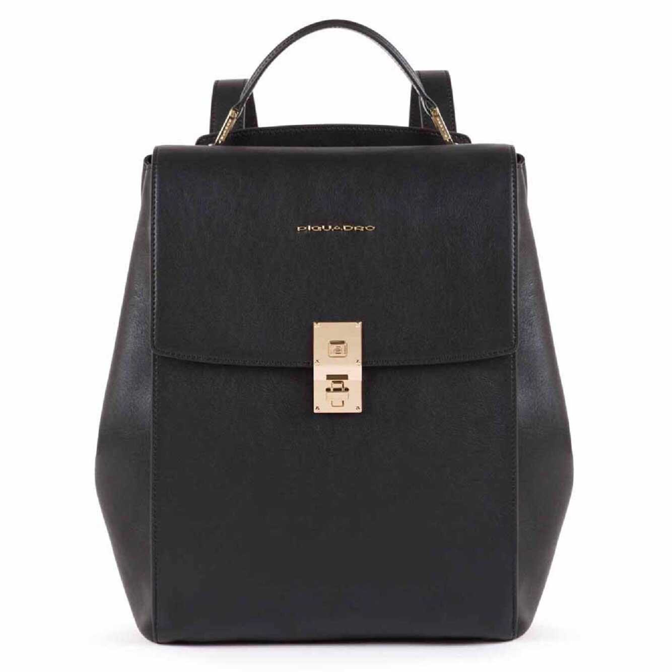 Piquadro Women\'s Expandable Backpack For Ipad Pro 12.9 \'\' Dafne Piquadro Black