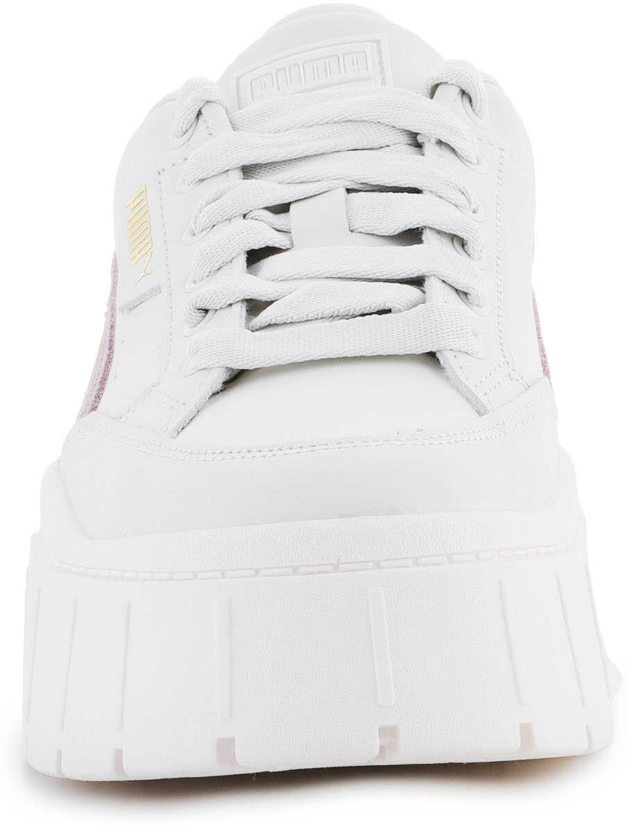 Sneakers PUMA Mayze Stack Premium Whisper White Lilac White Femei (BM 12641330) 2