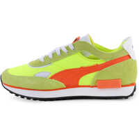 Sneakers PUMA Dama - Sneakers PUMA future rider cut-out vintage wns yellow alert-dragon fire Yellow/Red Femei (BM 12641534) - B-mall.ro
