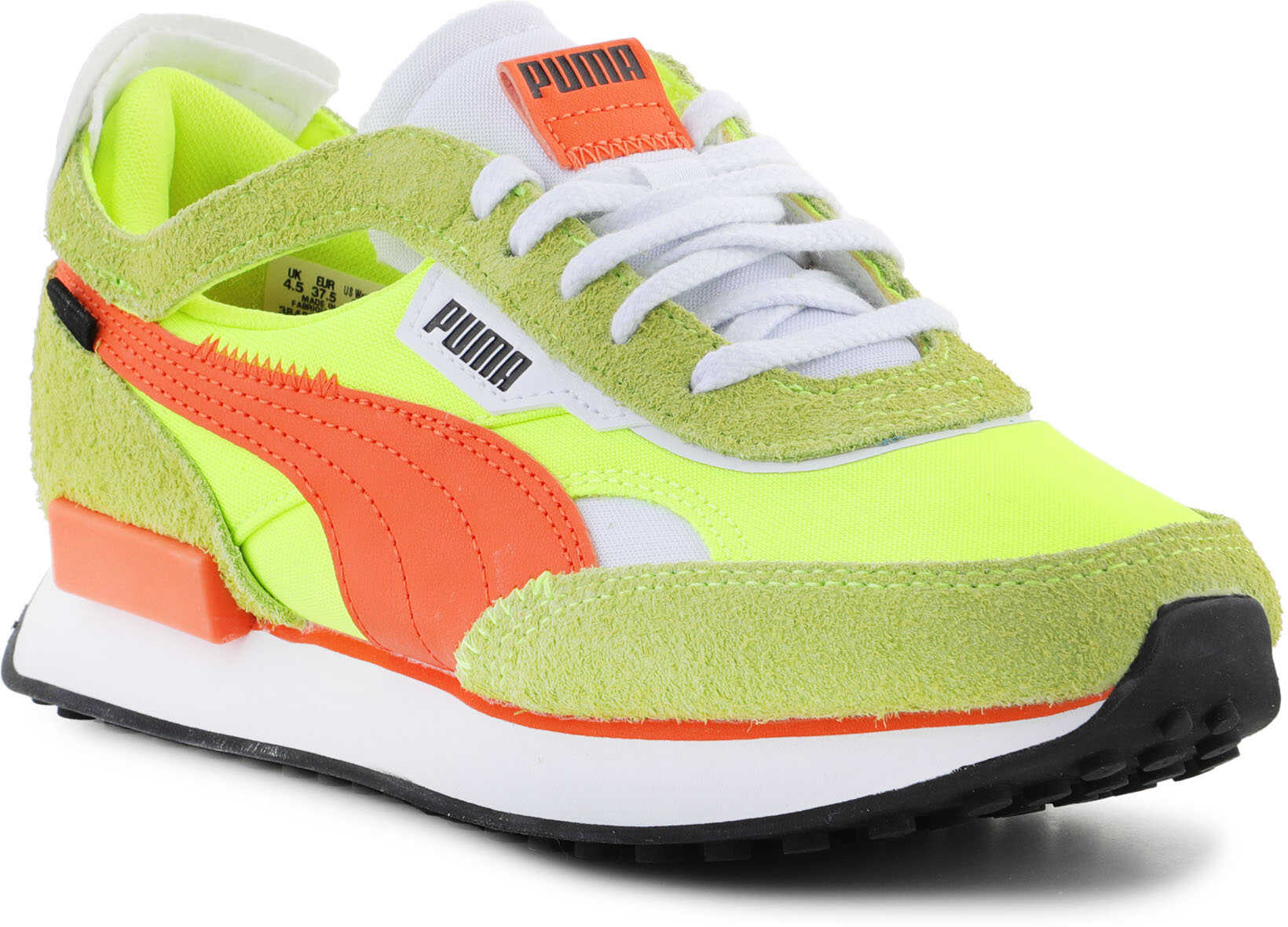 PUMA future rider cut-out vintage wns yellow alert-dragon fire Yellow/Red