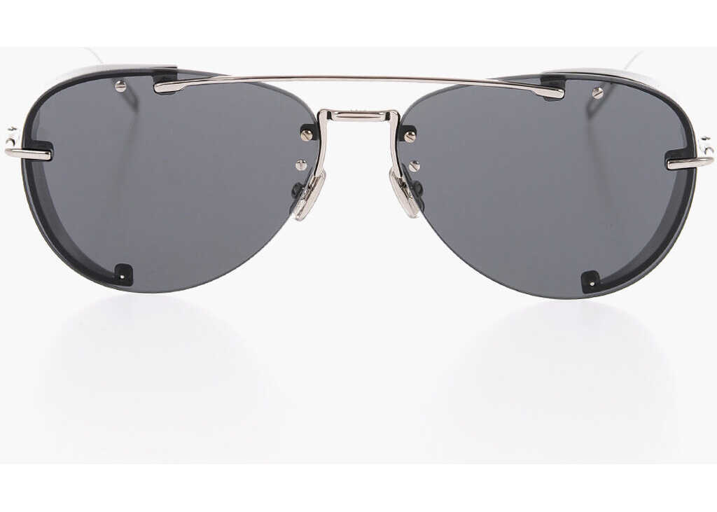 Dior Homme Aviator Chroma 1 Sunglasses With Metal Frame Black