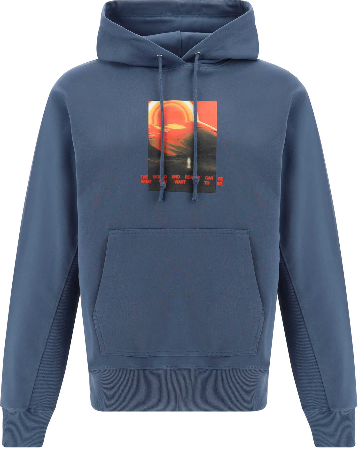 HELMUT LANG Hoodie PRUSSIAN BLUE